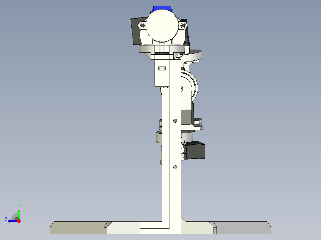 mg90s伺服机械臂右视图