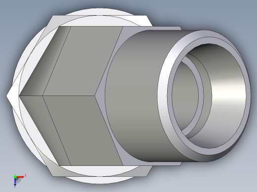 卡套式工业通用硬管接头EO_Adjustable_locknut_45_deg_elbow_VEE12LROMDCF俯视缩略图