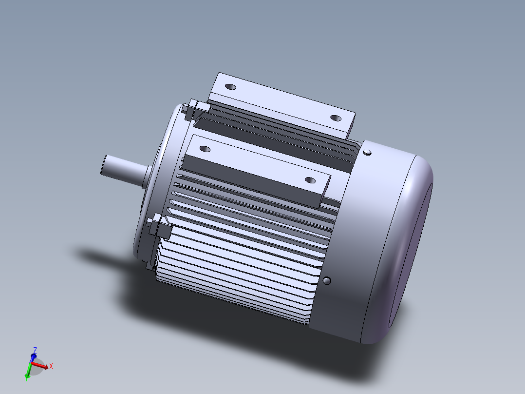 带底脚无凸缘电机 Y802-2