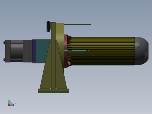 组装套杆组件左视缩略图