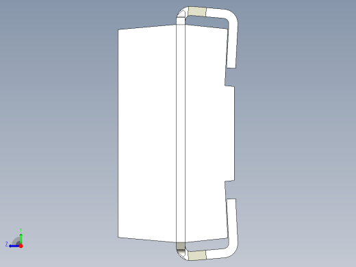 LED贴片，封装PLCC 2引脚。尺寸为3毫米x 3,5mm毫米x 1.65毫米右视缩略图