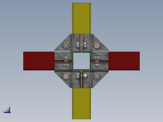 方管连接固定2右视缩略图