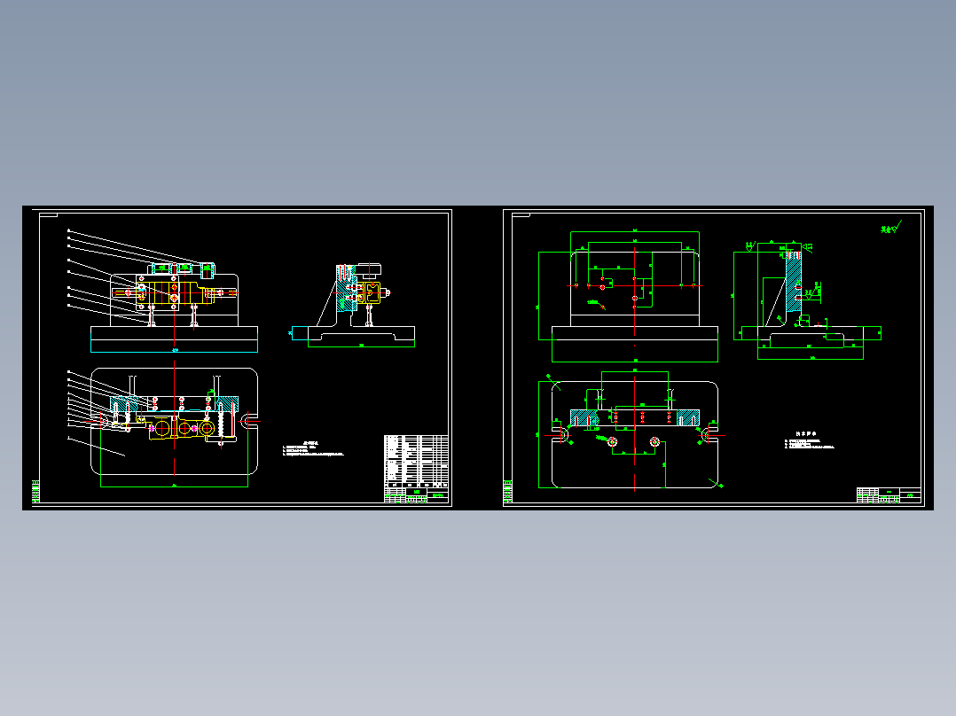831001后托架加工工艺及钻三杠孔夹具设计【方案4】【一面两销】