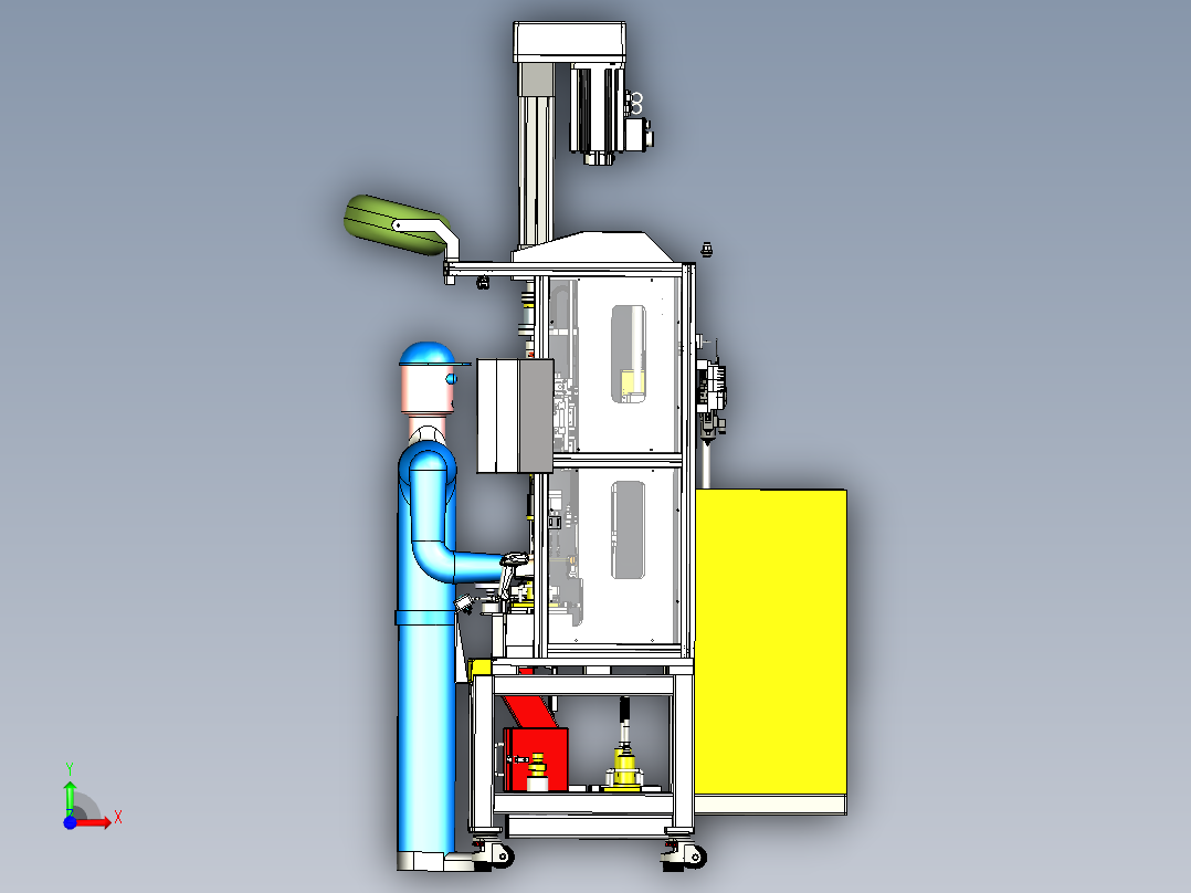 汽车转向扭杆压机前视图