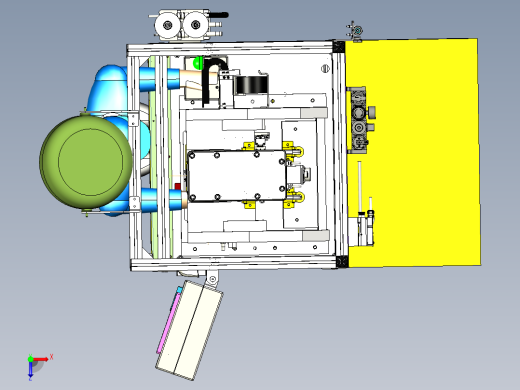汽车转向扭杆压机俯视缩略图