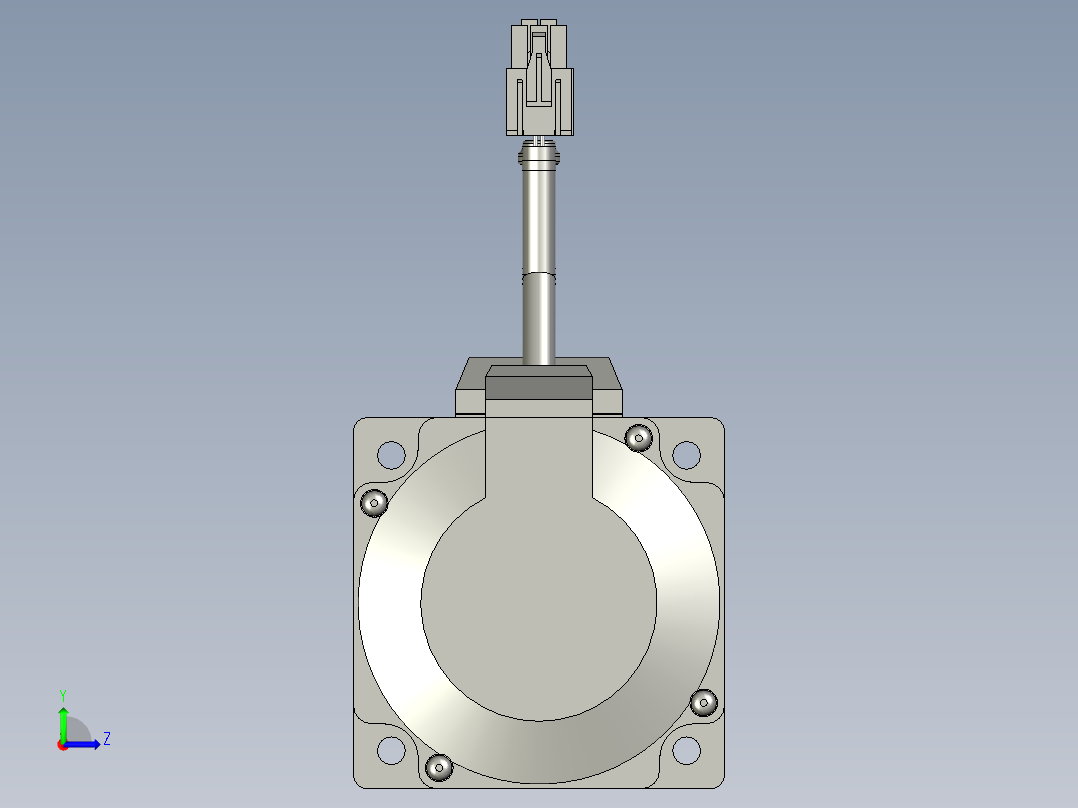 750W MSMD伺服马达左视图