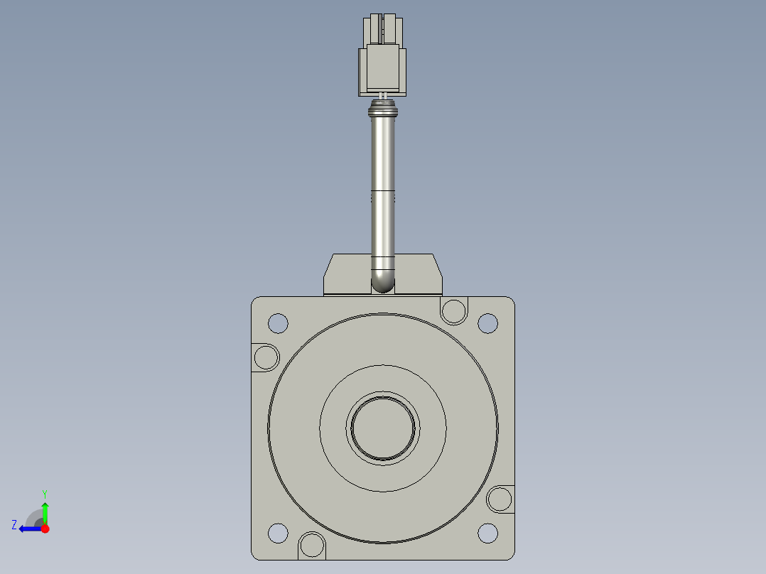 750W MSMD伺服马达右视图
