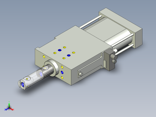 德克斯TUNKERS气缸数模SZK_63_1_R12_T12_TUENKERS