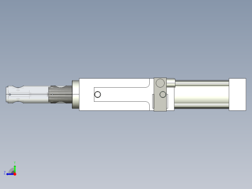 德克斯TUNKERS气缸数模SZK_63_1_R12_T12_TUENKERS右视缩略图