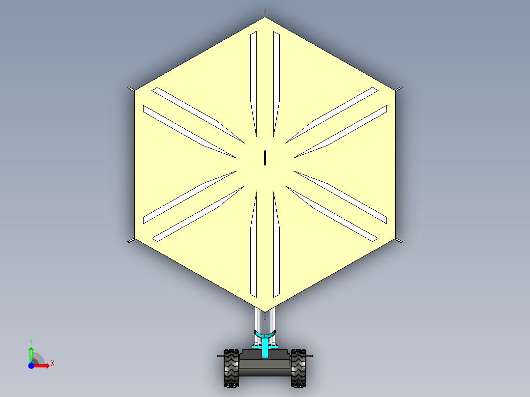 Dr. Rover Lunar Torch月球车前视图