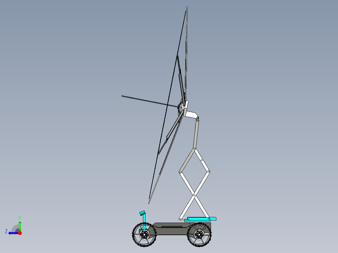 Dr. Rover Lunar Torch月球车右视图