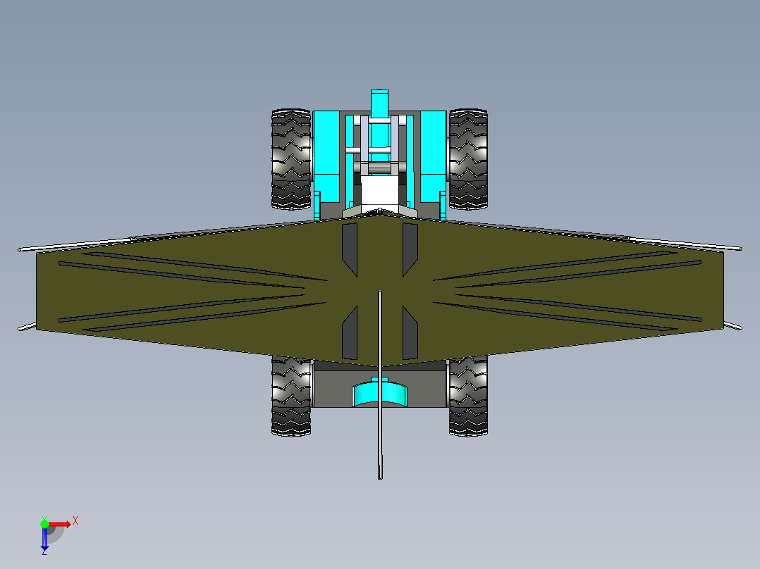 Dr. Rover Lunar Torch月球车俯视图