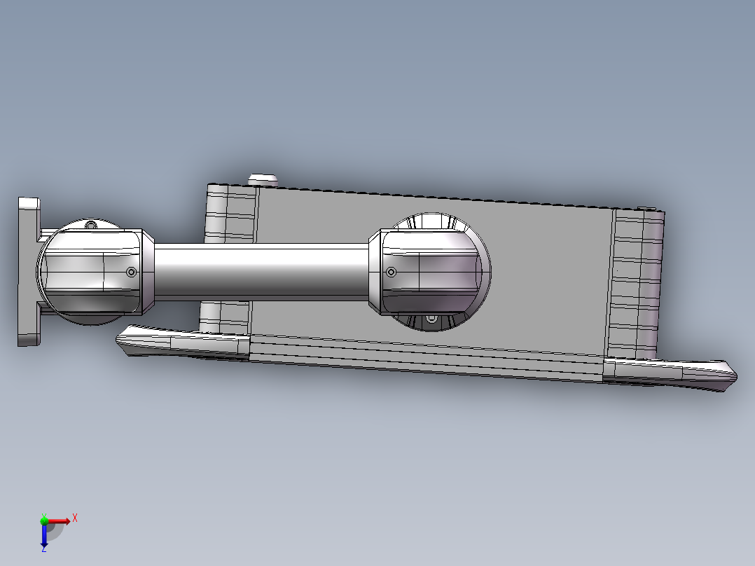 向下墙座+转角+箱体连接器+控制箱俯视图
