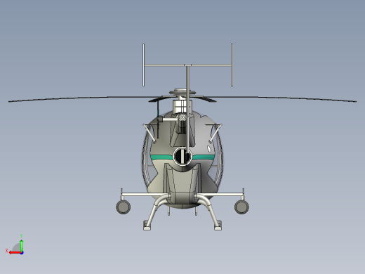 简易小鸟直升机后视缩略图