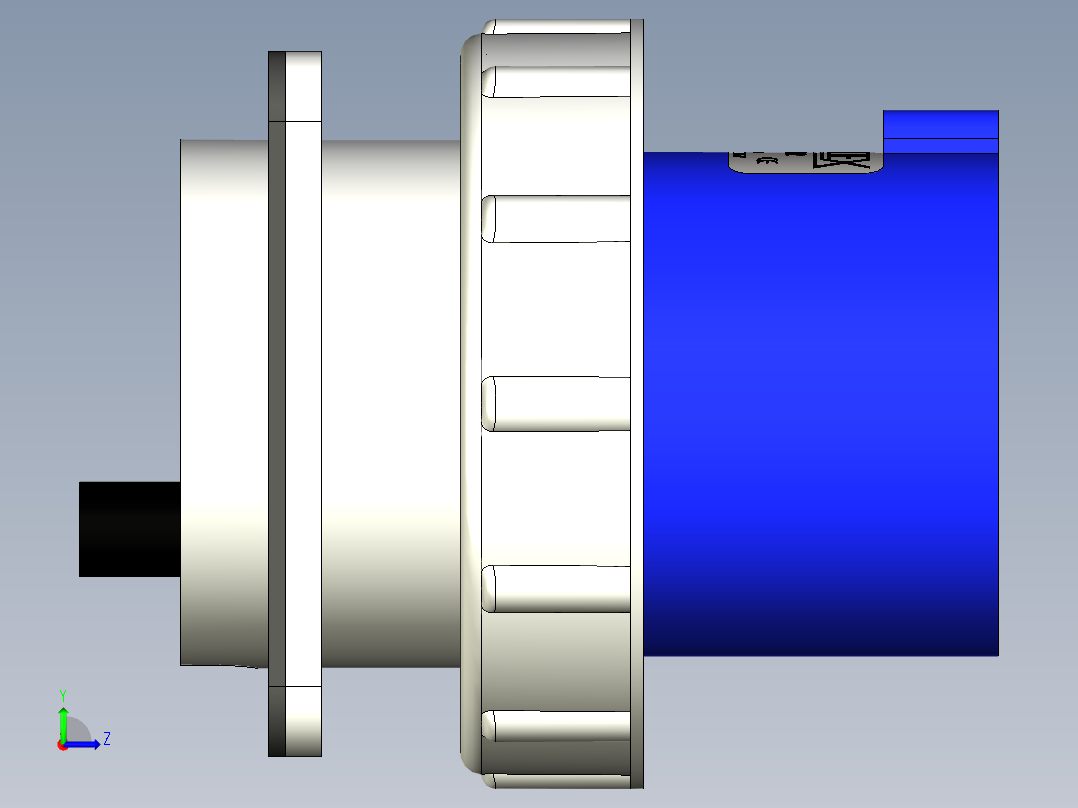 连接器Metaltex TLL63632左视图