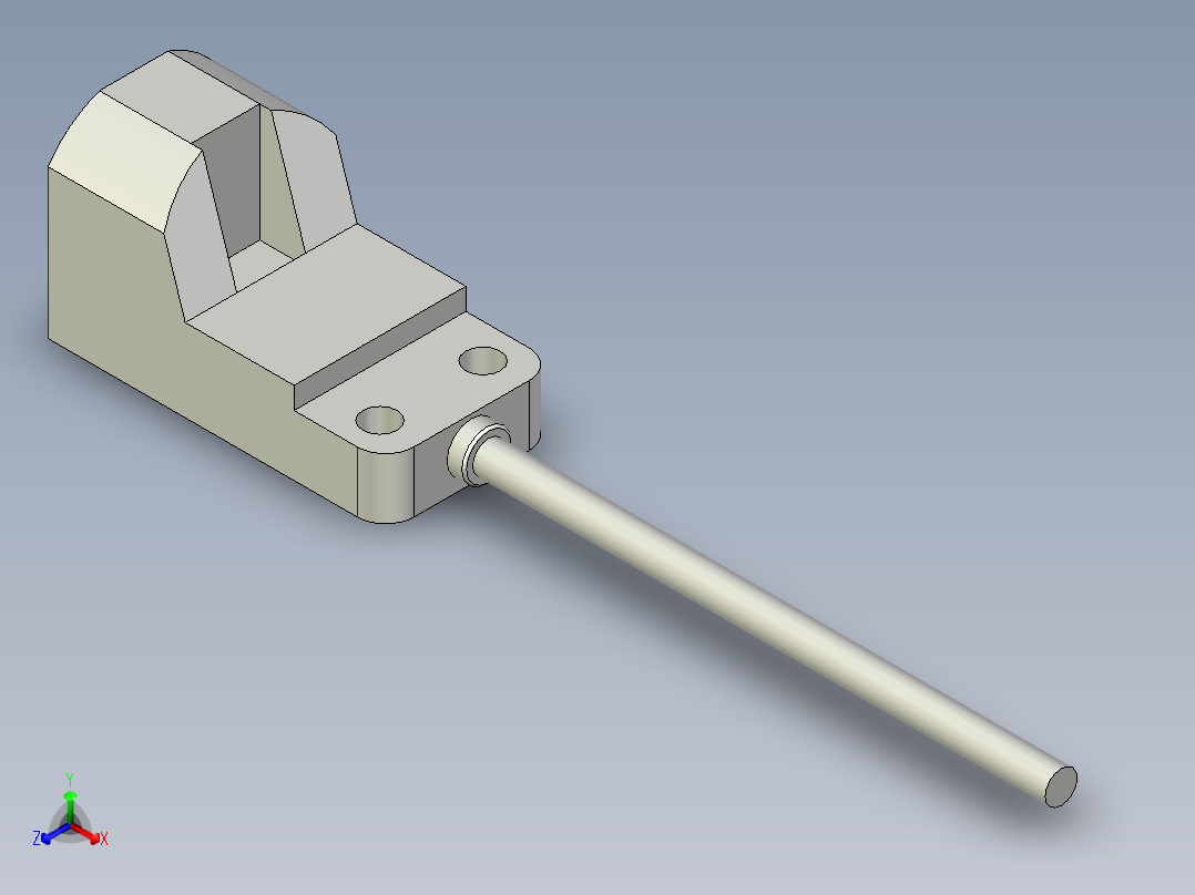接近传感器PX15-H正等轴测图