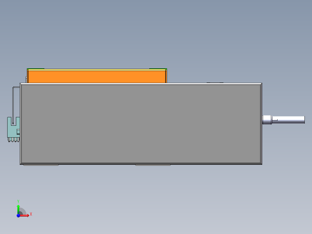 MCH丝杆全封闭MCH17-BL-750W前视图