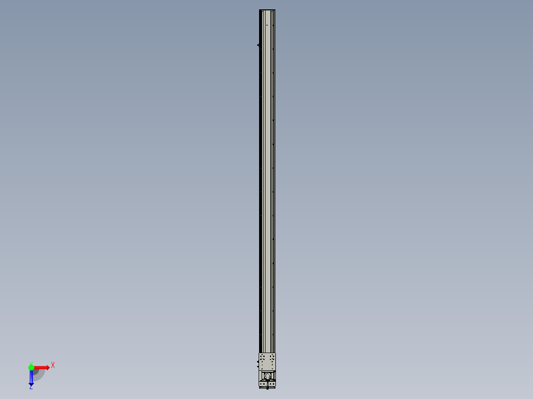 东锦齿条传动DH136G-S2850-BU-减速机+P400W俯视图