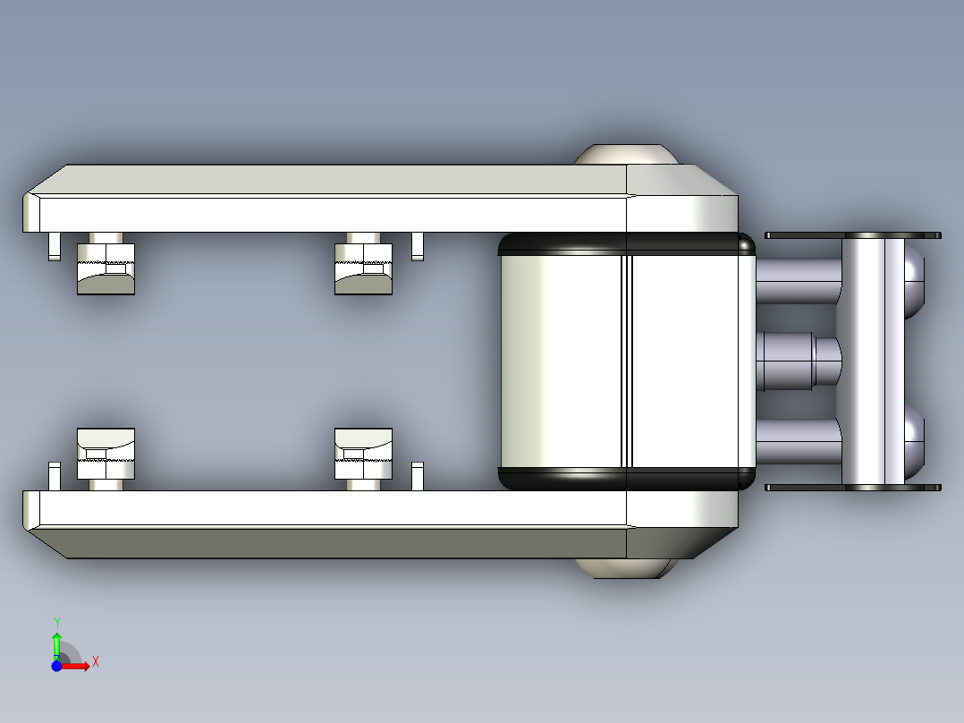 型材-BR 45 SUPPORTING ARM JOINT 3842521263前视图
