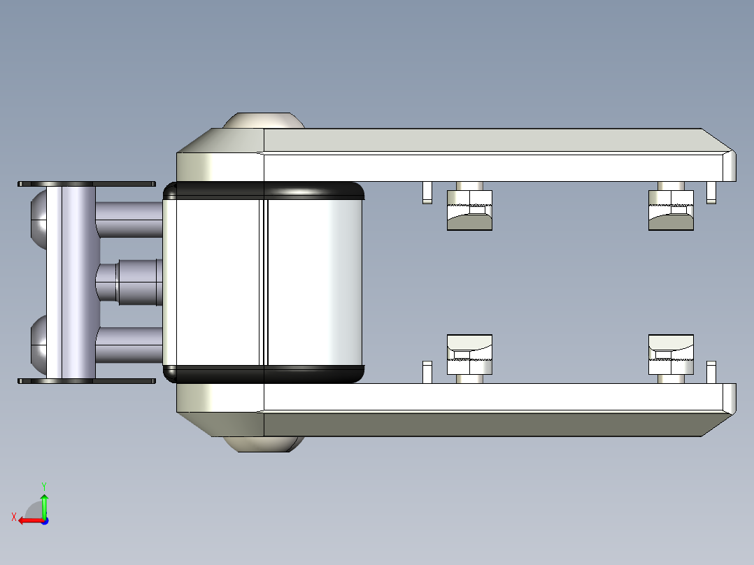 型材-BR 45 SUPPORTING ARM JOINT 3842521263后视图