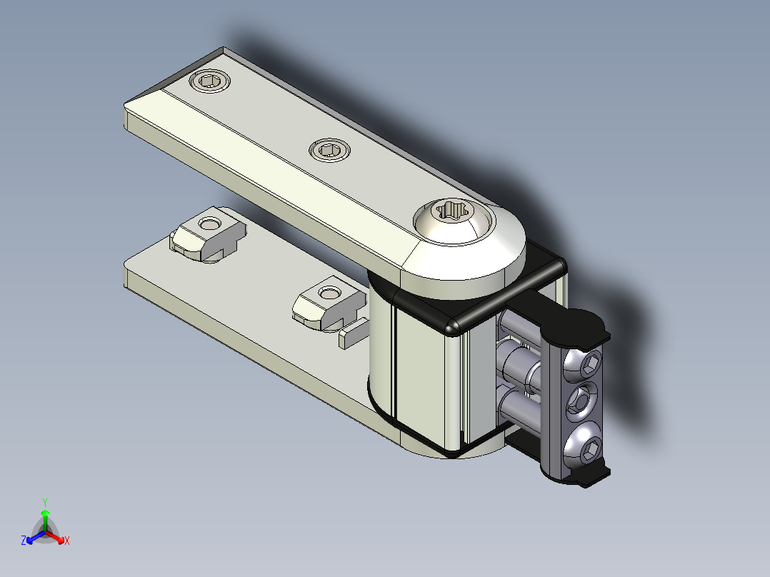 型材-BR 45 SUPPORTING ARM JOINT 3842521263正等轴测图