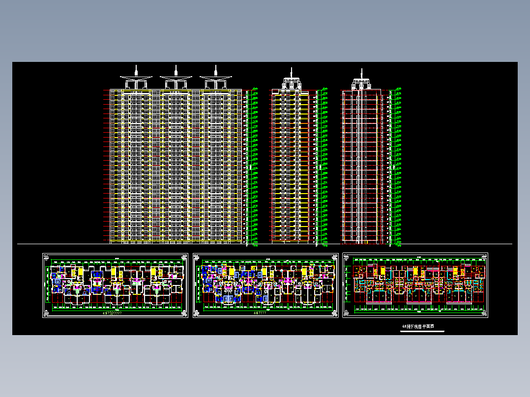 某高层住宅平立面