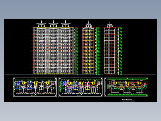某高层住宅平立面
