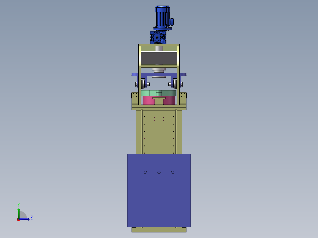 制药工业压片机sw20左视图