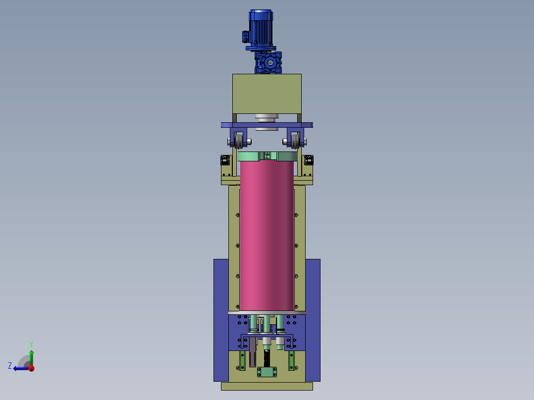 制药工业压片机sw20右视图