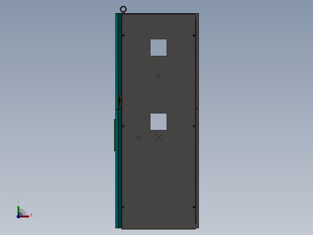 ps电脑pc柜前视图