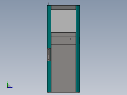 ps电脑pc柜左视缩略图