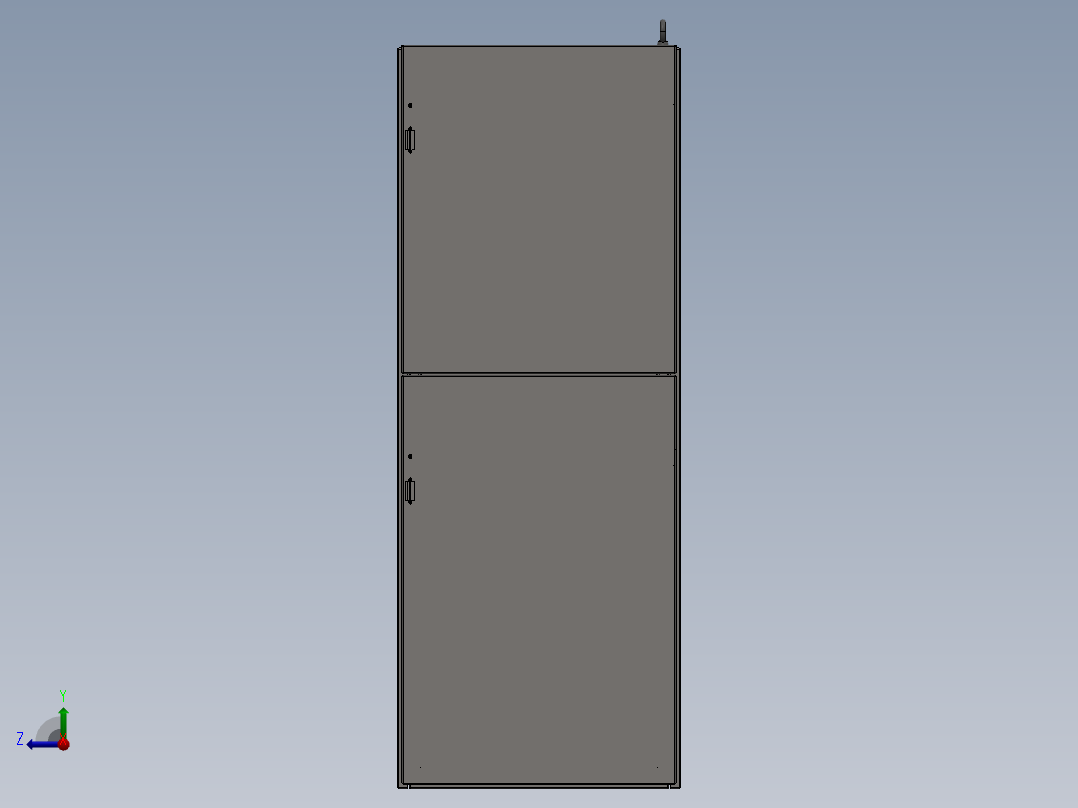 ps电脑pc柜右视图