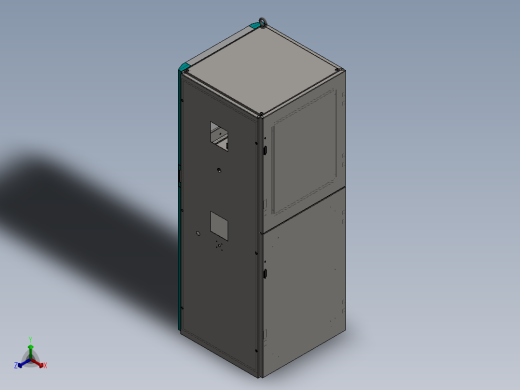 ps电脑pc柜正等轴测缩略图
