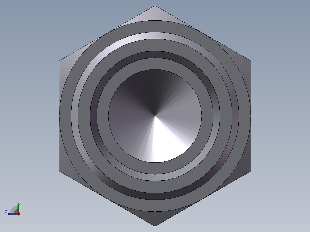 堵头 4C+4D 管端堵、4D-36右视图