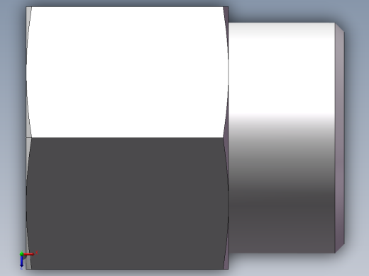 直通内螺纹接头、5DB-36-16俯视缩略图