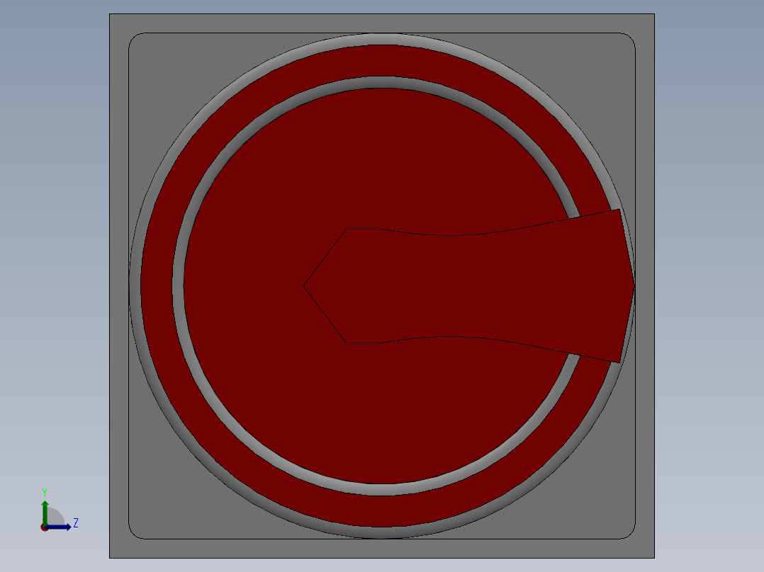 凸轮开关 天逸 LW42B25-1016-LF-101左视图