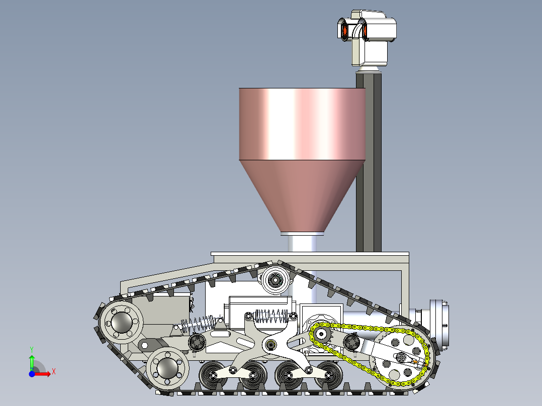 MD-750 自动投料巡检机器人前视图