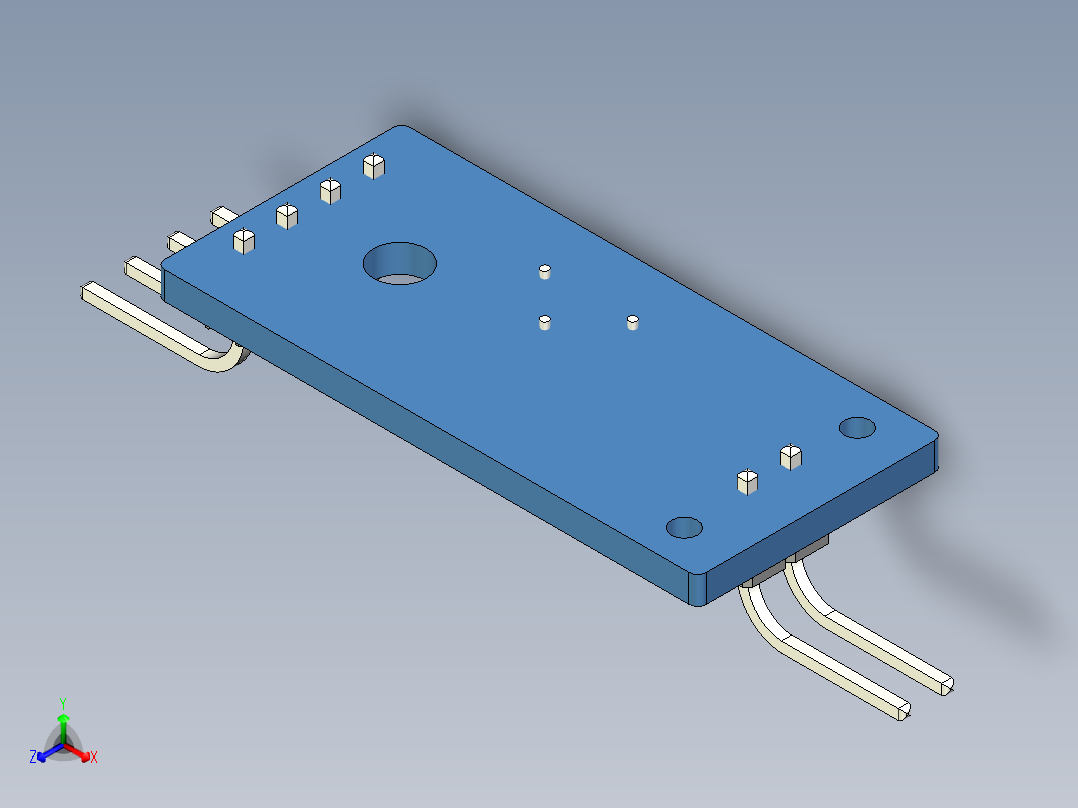 电路板、主板(315)正等轴测图