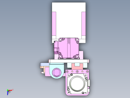 伺服电批锁附机构俯视缩略图