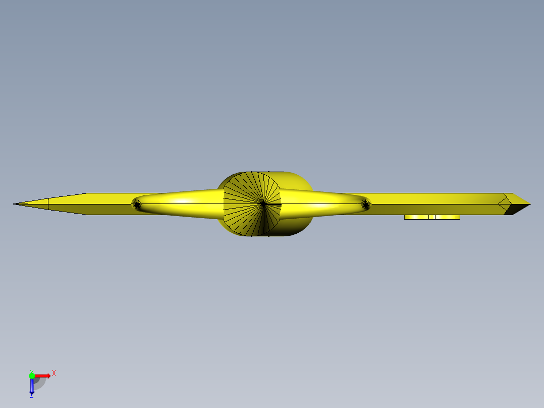 斯巴达心境战斧俯视图