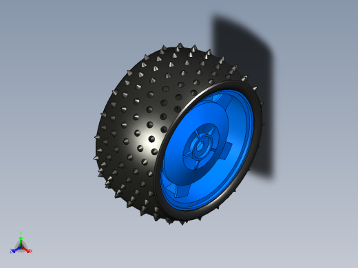 紧凑型机器人车轮