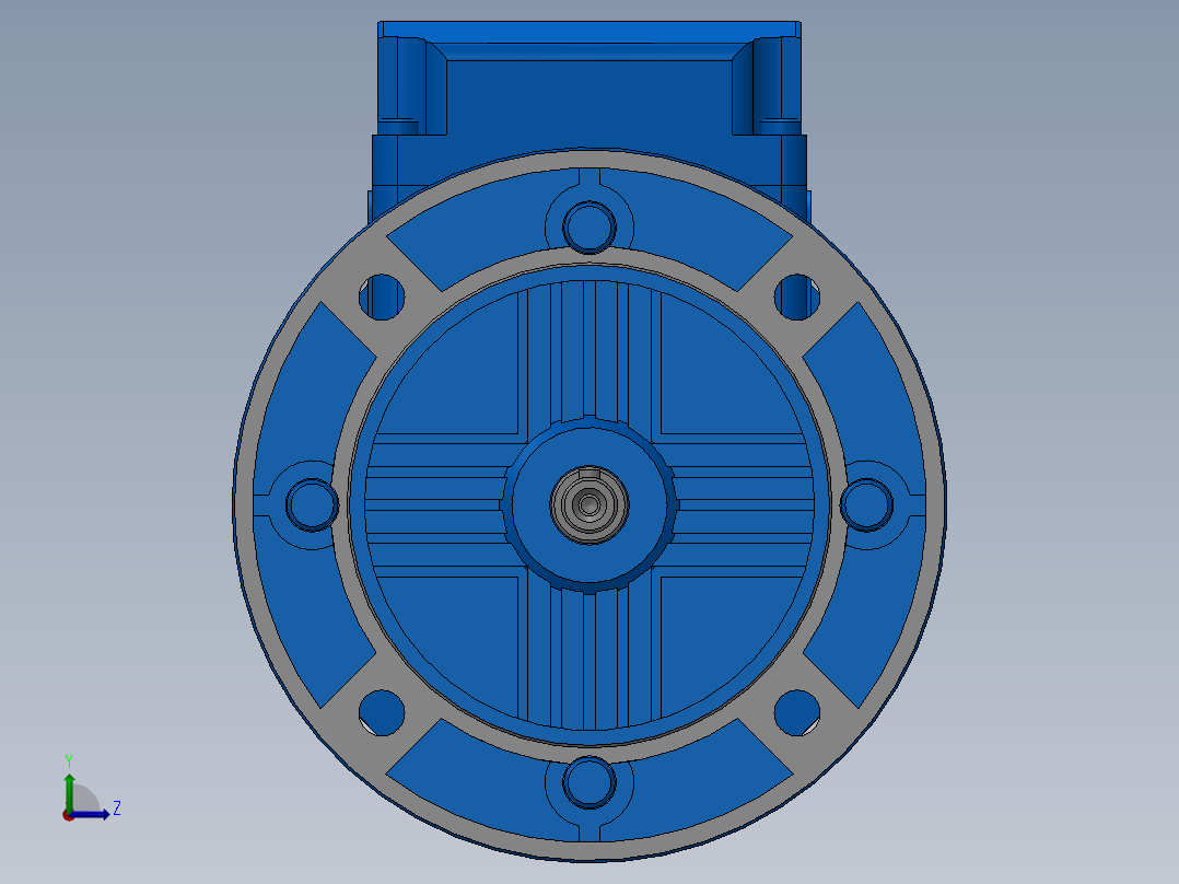 电机 63TB0A2-B5左视图