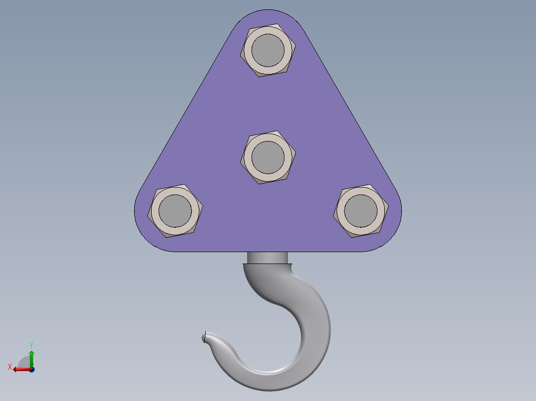 一种挂钩后视图