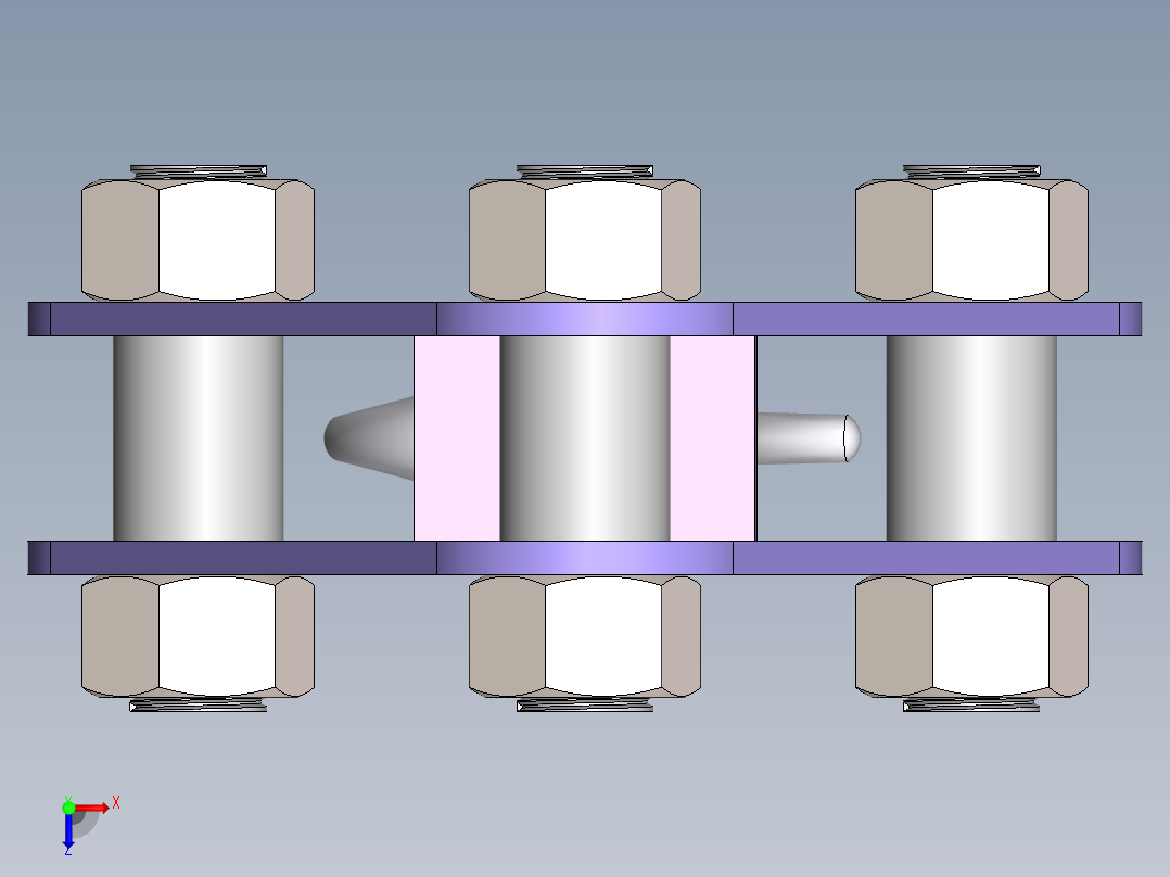 一种挂钩俯视图