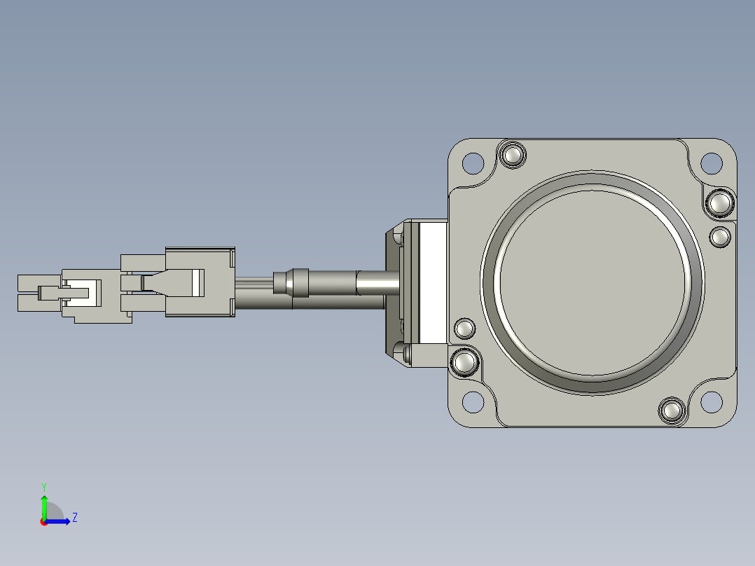 CFG8-L10-100-BC-T400W-C4_3D模型左视图