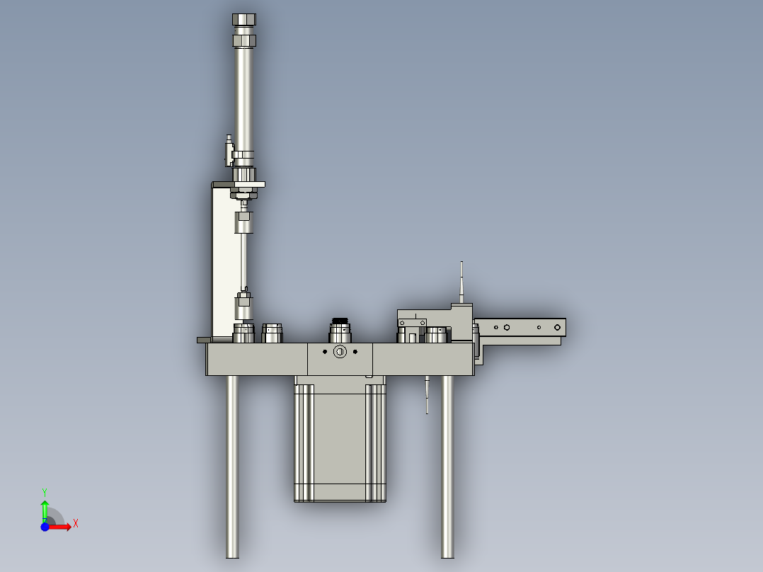 轴套旋转组件前视图