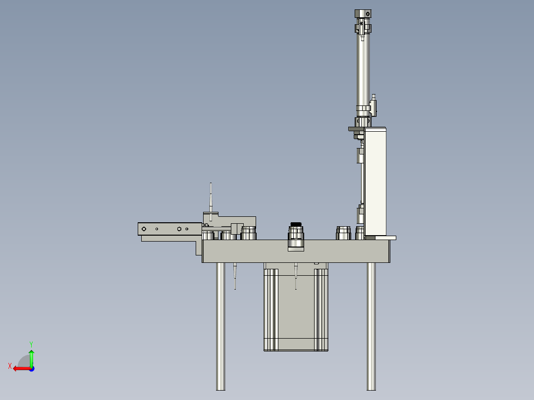 轴套旋转组件后视图