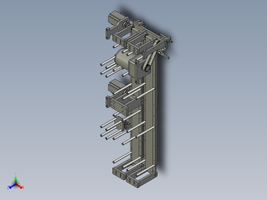 自动化环形输送线正等轴测缩略图