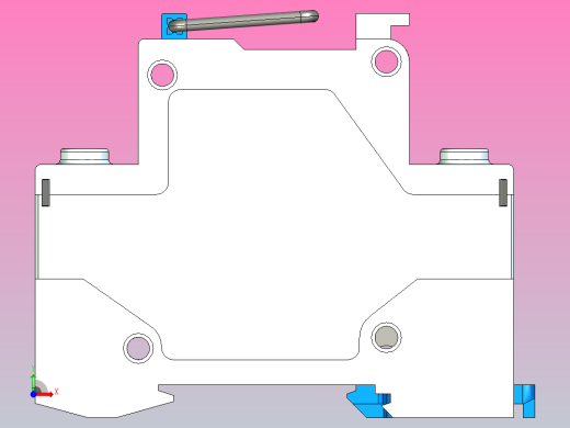 NH3-63&amp;2P&amp;隔离开关三维模型202307前视缩略图