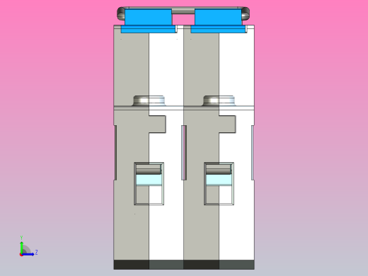 NH3-63&amp;2P&amp;隔离开关三维模型202307左视缩略图